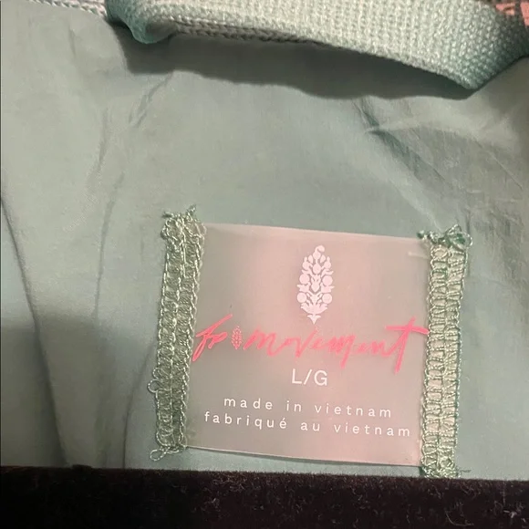 Free People Movement Fleecy Scrunchy Pippa Jacket NWT- Large - Picture 2 of 10